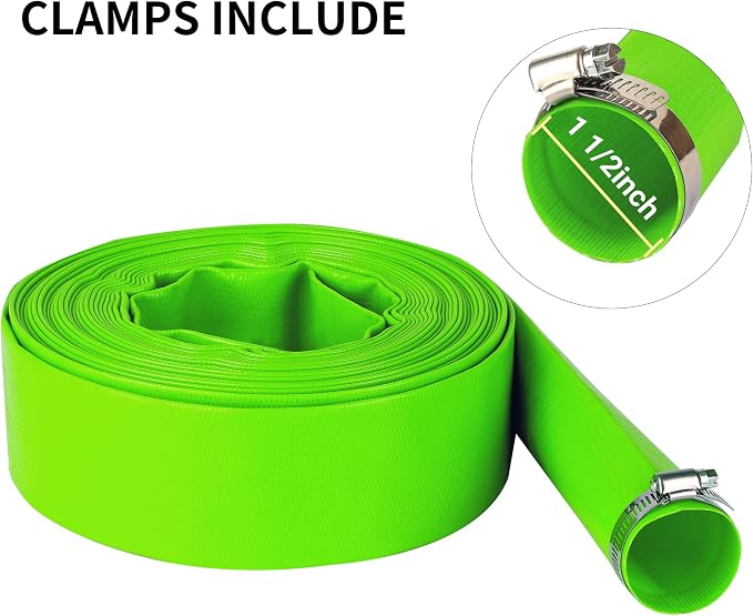 1-1/2" x 50 FT Pool Backwash Hose, - Image 3