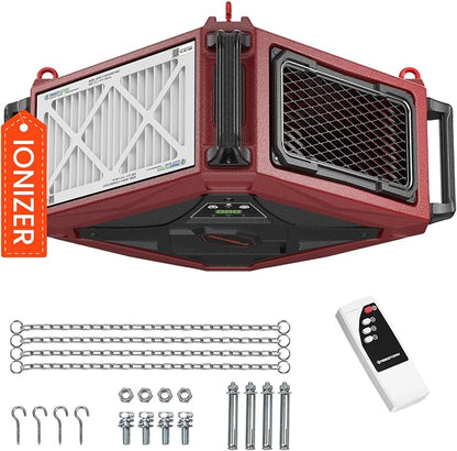 Abestorm 270 Degree Air Filtration System, Built-in Ionizer, 1080 CFM Dust by AbestormSolutionsINC