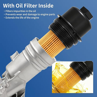 11428583895 Aluminium Engine Oil Filter Housing Assembly - Image 4