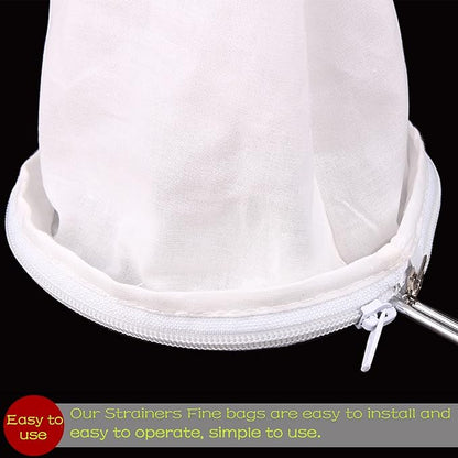 WMKGG Ultra Fine Mesh Strainer Bags, Reusable Filter Bags - Image 5