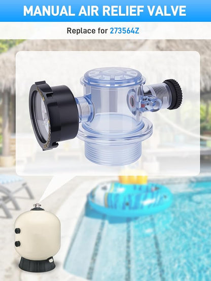 273564Z Manual Air Relief Assembly Clear Body Compatible - Image 3