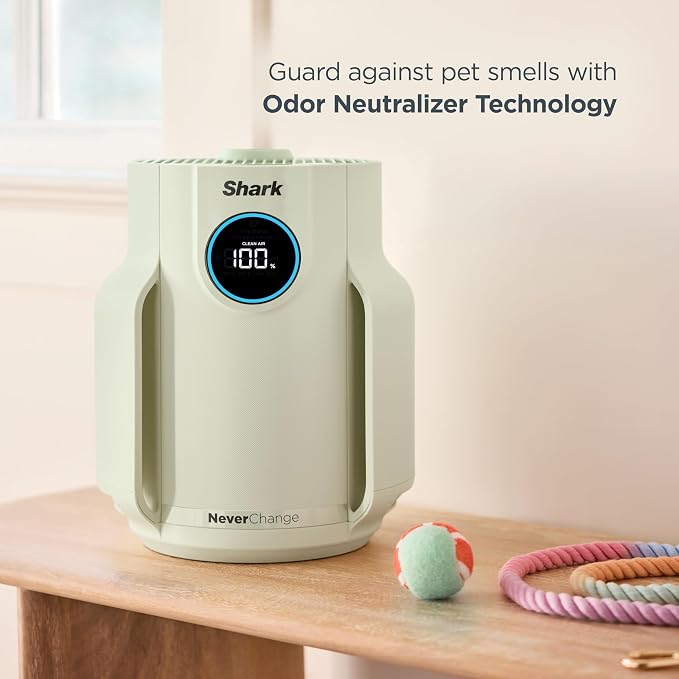 Shark Air Purifier for Home, NeverChange Compact Pro, for Bedroom, Home Office - Image 4