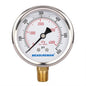 MEASUREMAN 2-1/2inch Dial Size, Oil Filled Pressure Gauge, 0-600psi/4000kpa by MEASUREMAN