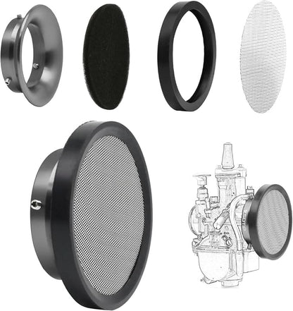 Carburetor Carb Velocity Stack Air Filter Cleaner Modified Trumpet Aluminum by ZSDTRP