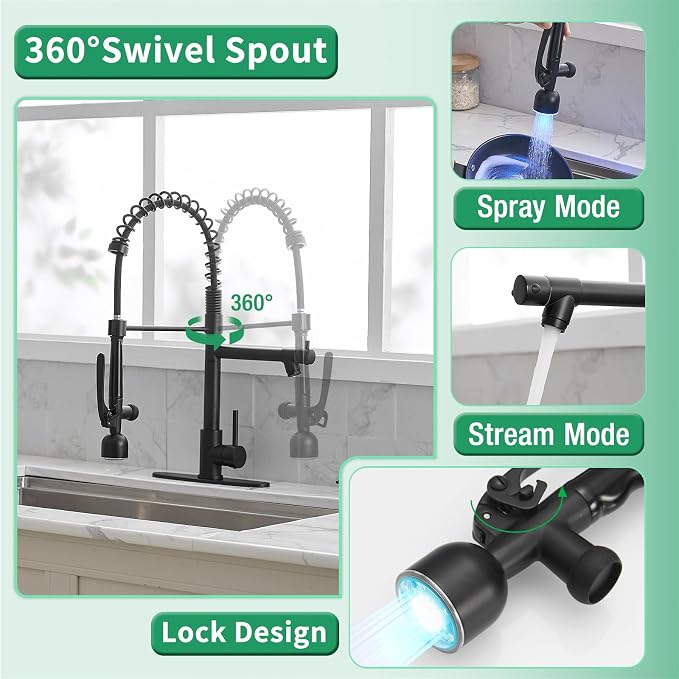 Fapully Commercial Kitchen Faucets - Image 5