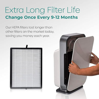 Alen 45i & Flex Replacement Air Filter, B4-Fresh Carbon H13 True HEPA Filter - Image 5