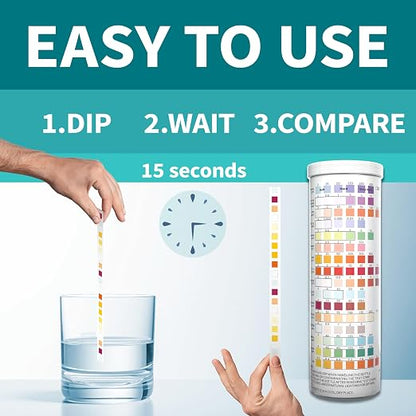 22 in 1 Drinking Water Test Kit 130 Strips - Image 5