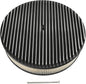 14 x 3 Inch Round Black Air Cleaner Kit Fully Finned Top by TBAPFS