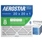 Aerostar 20x20x1 MERV 8 Air Filter, ACTUAL SIZE, Air Conditioning & Furnace by AirFiltersDelivered