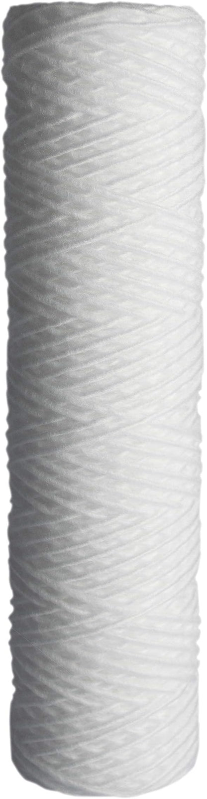 Sediment String Wound Water Filter Cartridge Standard 2.5x10" 20 Micron 25 Pack - Image 6