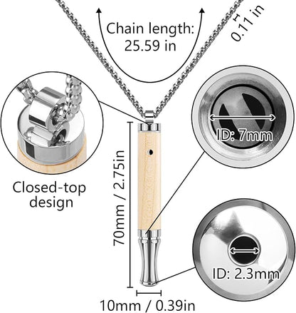 ASTOFLI Adult Quit Smoking Breathing Necklace: Adjustable Air Inhaler Stop - Image 7