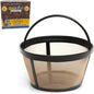 GOLDTONE Reusable 8-12 Cup Basket Coffee Filter fits Black and Decker Makers by GoldTone
