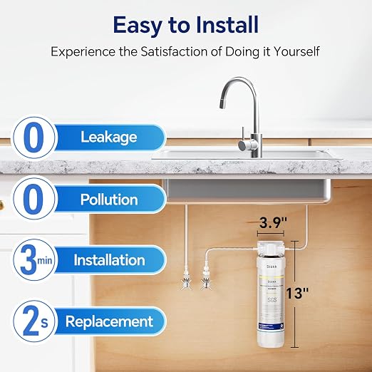 Stokk UR30 Under Sink Water Filter, 16000 Gallons Under Counter Water Filter - Image 5