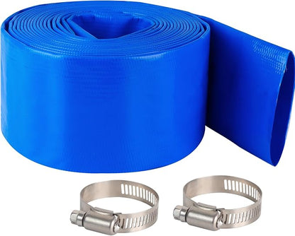 3" x 100 FT Lay Flat Water Pump Discharge Hose, by ProfessionalBrand
