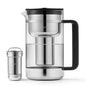 Aarke Purifier Glass Water Pitcher, Refillable Stainless Steel Filter, 8-Weeks by aarke