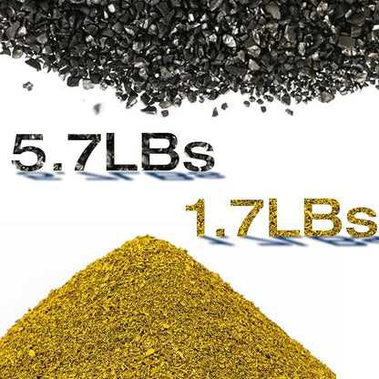 H&G Lifestyles KDF 55 Activated Granular Carbon Filter Media, Refill - Image 4