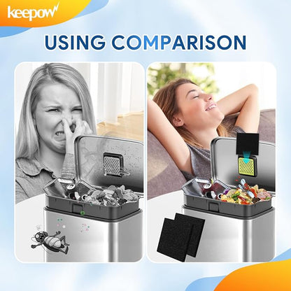 KEEPOW 8 Pack Trash Can Deodorizer Compatible - Image 3