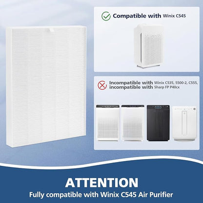 3 Pack C545 HEPA Replacement Filter S Compatible - Image 2