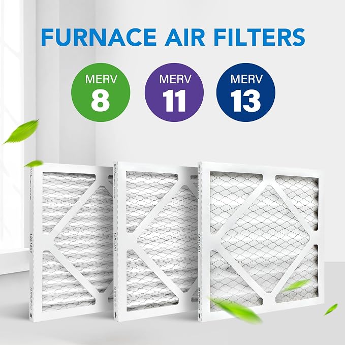 LotFancy 12x12x1 Air Filter MERV 8 6-Pack, Electrostatic Pleated Furnace & AC - Image 8