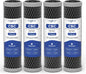 1 Micron 10" x 2.5" Whole House CTO Carbon Block Water Filter Cartridge by Locofiltr