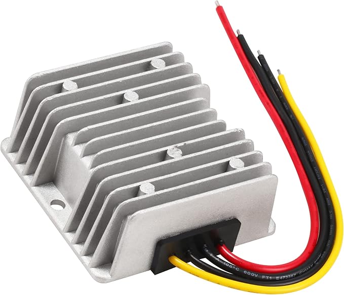 MGGi DC/DC 8V-40V Step Up Step Down to 13.8V 10A 138W, Boost Converter Voltage Regulator, Power Adapter Voltage Booster, Reducer Waterproof Module Transformer for Golf Cart Club Car Truck Vehicle