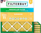 Filterbuy 15x15x1 Air Filter MERV 11 Superior Pet & Allergy Defense, by Filterbuy