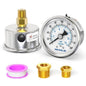MEANLIN MEASURE 0~200Psi Dry Pressure Gauge Stainless Steel 1/4" NPT 2" FACE by MEANLINMEASURE