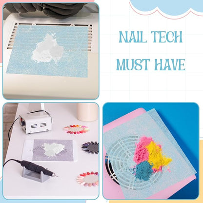 900 Sheets Nail Dust Collector Filter Paper, Disposable Dust Collector Sheet - Image 4