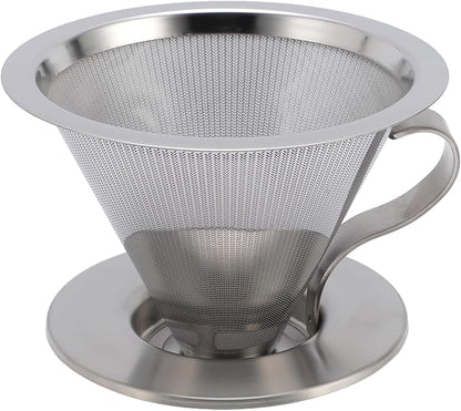 SIXRUN Portable Stainless Steel Cone Coffee Filter, Optimal Extraction - Image 6
