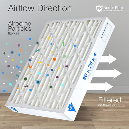 Nordic Pure 16x25x4 Pleated Air Filters MERV 14 Plus Carbon 1 Pack - Image 8