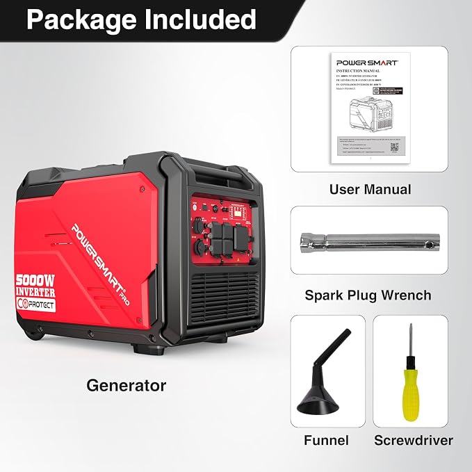 PowerSmart 5000-Watt Portable Inverter Generator - Image 9