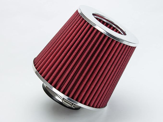 Rtunes Racing Universal Clamp-On Air Filter, Standard Cone, Dry Washable Design by RtunesRacing