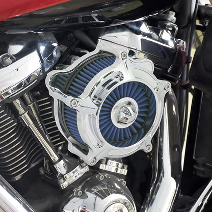 HDBUBALUS Motorcycle Air Filter Air Cleaner Intake System Cleaner Fit - Image 2
