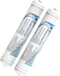 2 Pack Inline Water Filter 1/4" Quick-Connect Replacement Cartridge Inline by HiWater