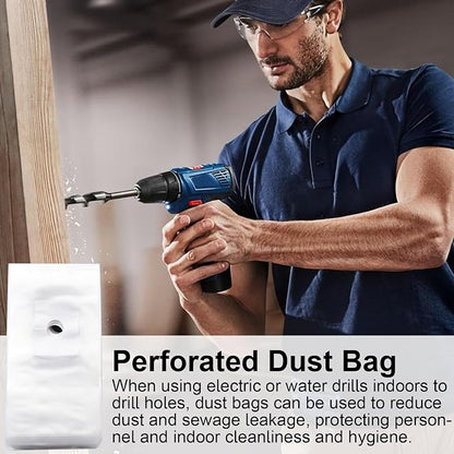 Drill Dust Cover Collector – Hole Cutter Dust Bag, Drill Debris Collector | - Image 3