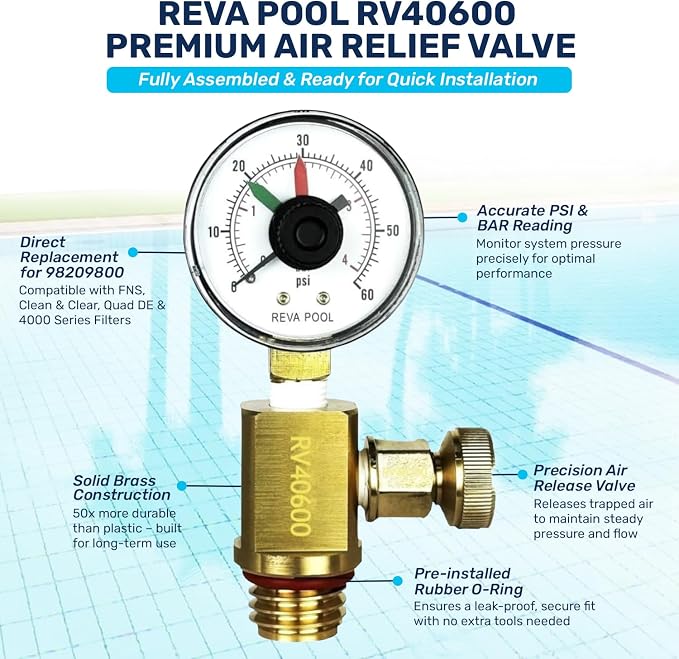 RV40600 Brass Air Relief Valve | Compatible - Image 4