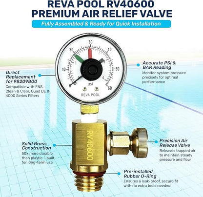 RV40600 Brass Air Relief Valve | Compatible - Image 4