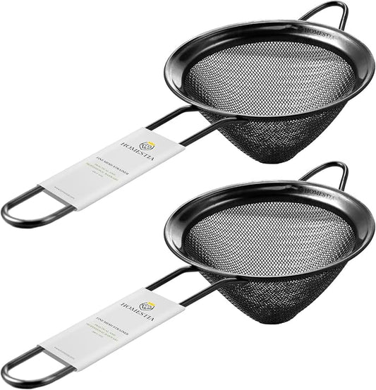 Homestia Kitchen 304 Stainless Steel Fine Mesh Strainer by Homestia