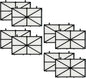 8 Pack Ultra Fine Cartridge Filter Replacement by Unknown