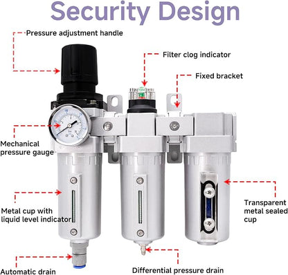 3/4" NPT Industrial Grade Auto Drain Air Dryer - Image 4