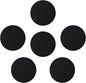 Eagles 6 Pack Charcoal Filters for Compost Bucket, 6.5 Inch Double Thinck 0.4 by Eagles