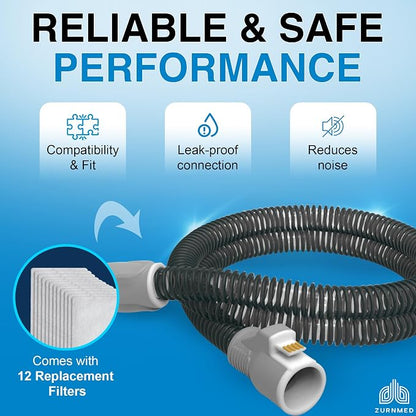 ZURNMED® Climate-Line Air Hose for AirSense 11 & AirCurve 11 – Includes 12 - Image 6