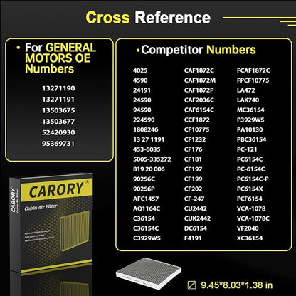 Cabin Air Filter w/Activated Carbon - Image 3