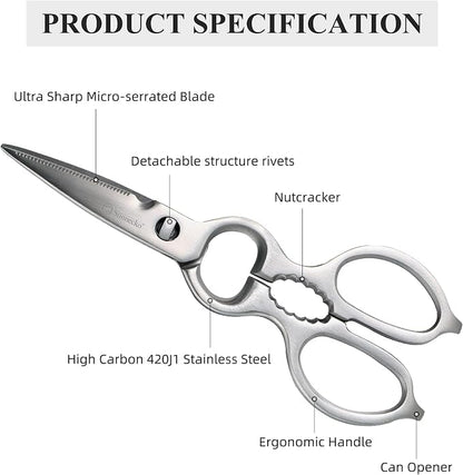 Sunnecko Heavy Duty Kitchen Scissors - Image 2
