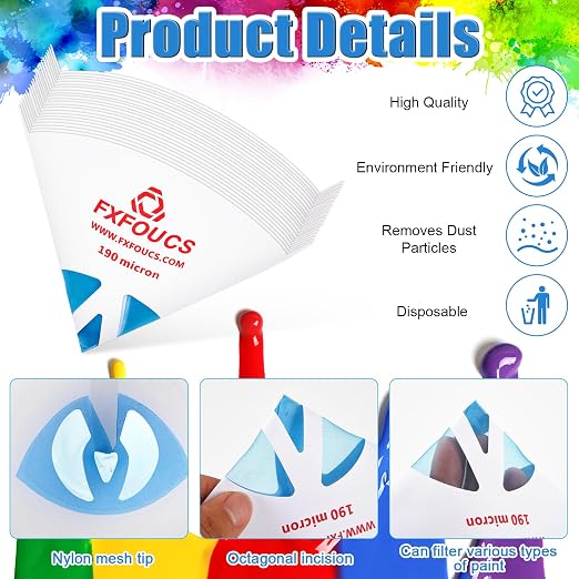 100 Pack of Premium Paint Strainers - Image 4