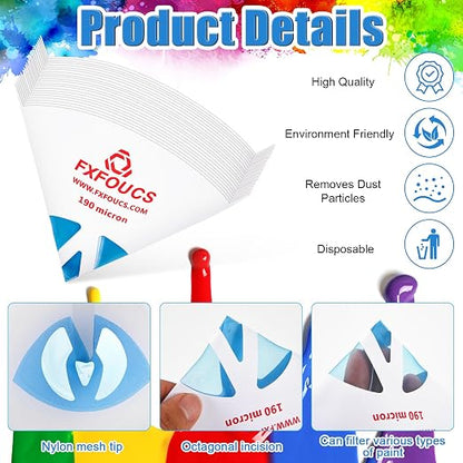 100 Pack of Premium Paint Strainers - Image 4