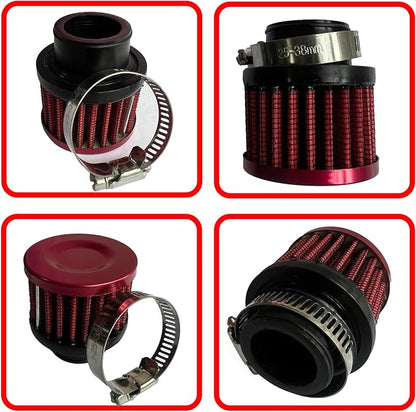 25mm Universal Air Intake Filter, Auto Breathe Filter Vent Crankcase Cleaner - Image 6