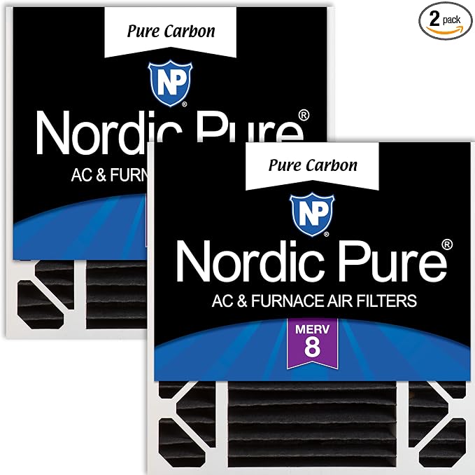 Nordic Pure 20x20x5 Honeywell/Lennox Replacement Odor Reduction Merv 8 Filter 2 by NordicPure