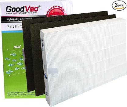GoodVac Filter Sharp FP-A60UW FP-A80UW Air Purifier Replacement Filter and 2 by GOODVAC