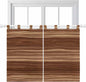 Brown Western Bedroom Curtains 63 Inch Length, Window Curtains Tab Top by Unknown